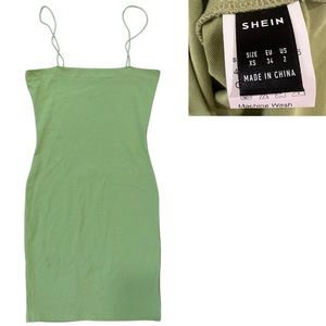 Shein, small, tan with black.
